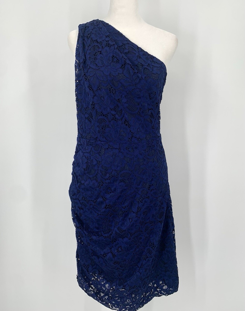 Sam Edelman Lace Mini Dress, 8 / Blue