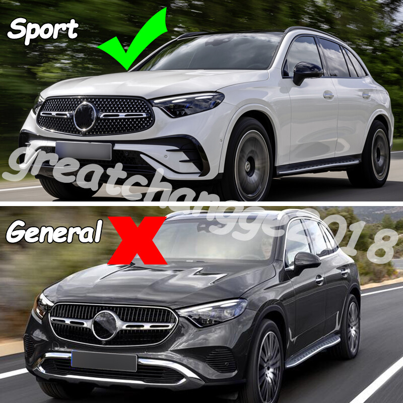 Radiator Grille Panamericana GT Black For Mercedes GLC X254 C254 AMG Line 2023+
