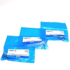 Lot of 3 SMC KQGH07-32 One-Touch Fitting Male Connector, 1/4in Tube to 10-32UNF