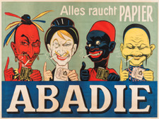 Abadie Rolling Papers - Funny Smoking People- Photo Print 5 x 7 inches