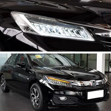 HCmotion LED Headlights For 2013-2017 Honda Accord Sedan Sequential Assembly 