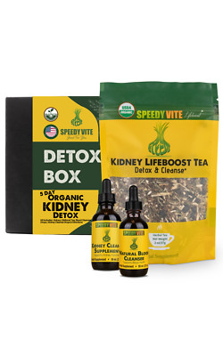 5-Day Organic Kidney Detox Kit - Detox Box, Made In USA FREE SHIPPING