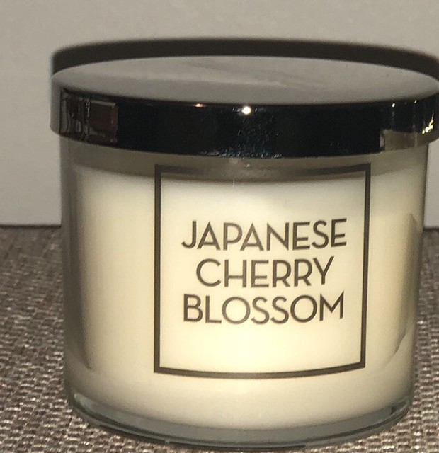 *New* JAPANESE CHERRY BLOSSOM 4 oz. Single Wick Candle Bath & Body