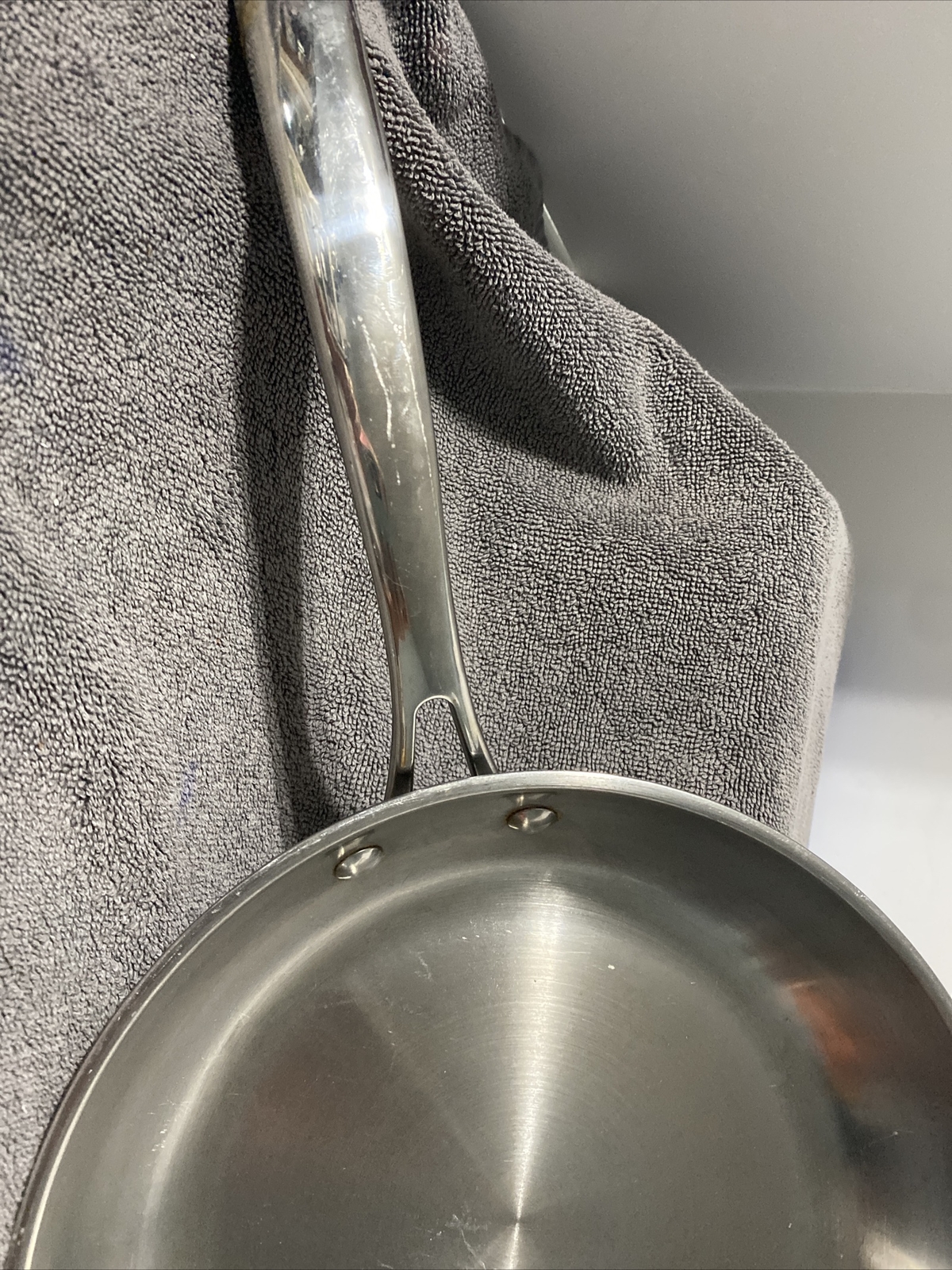 VTG Belgique Stainless 10 Inch Skillet Frying Pan Oven Safe, Good