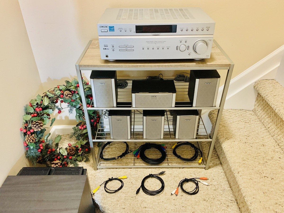 Sony Receiver STR-K6800P & Speaker System SS MSP88 w/Subwoofer SA 