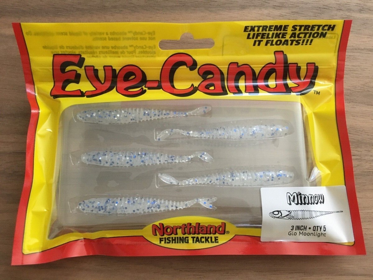Esca Northland Eye-Candy Minnow Da 3 Pollici, Confezione Da 5, Colori Assortiti Per Pesca In Acqua Dolce E Sul Ghiaccio