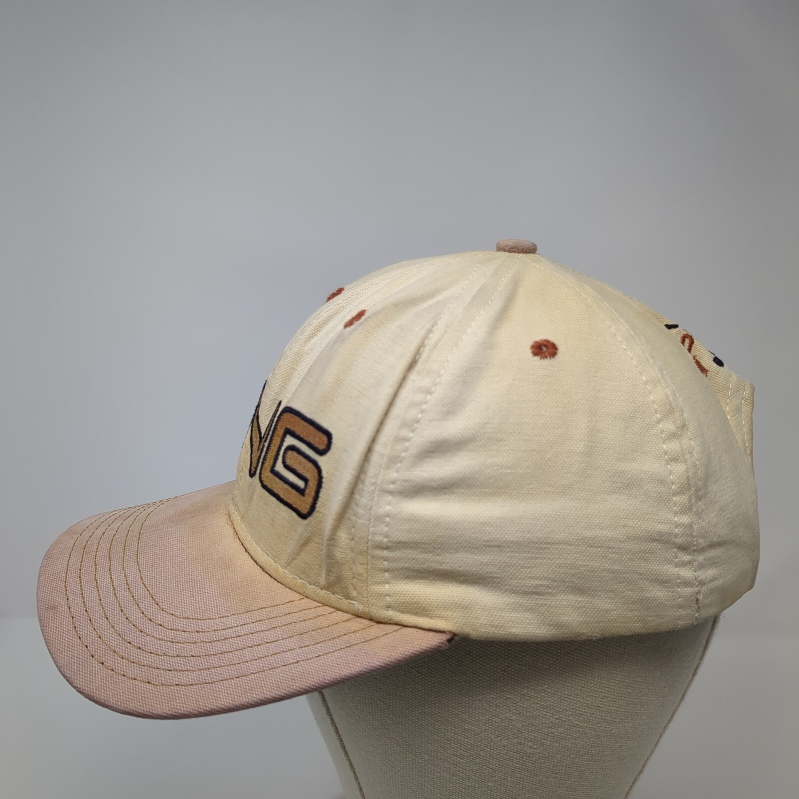 PING Baseball Cap Beige One Size Adjustable Embro… - image 3