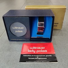 Vintage 1975 Longines Wittnauer Lady Polara L200 Quartz LED Watch Box & Papers