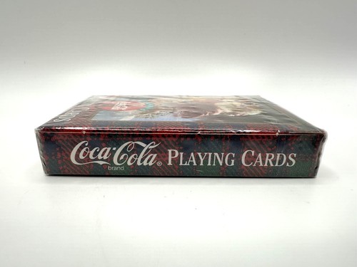 SET OF 3 Coca Cola Playing Cards Deck - Santa Holiday 1997 & Trademark SEALED - Picture 16 of 17