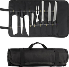Borsa Coltelli Chef 22 Fessure Borsa Porta Coltelli, Arrotolabile Impermeabil Bo