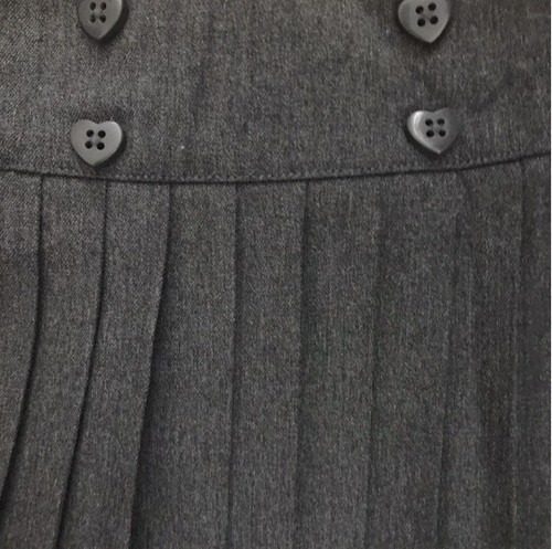 *NEW* Girls Adjustable Pleated School Skirt - Age 9 - Picture 3 of 4