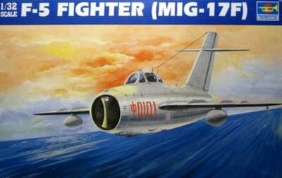 Trumpeter MiG-17F Fresco Fighter F-5 Jäger Jagdflugzeug Kampfflugzeug 1:32 PLAAF