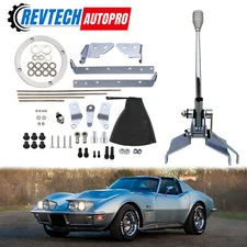 For GM Turbo 400 TH400 Shifter Kit Floor Mount Automatic Trans 12" Complete US