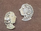 ARTESIAN Ethnic  Woman's  Earrings Pierced ~ 925 Sterling  One of a Kind — photo 4
