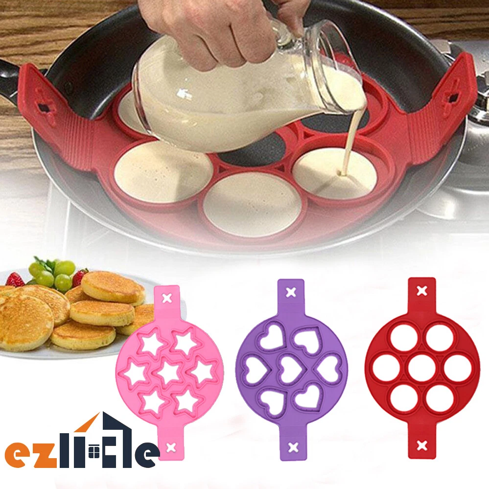 Breakfast Maker Flip Cooker Silicone Non Stick Fantastic Egg Pancake Omelet  RiXD