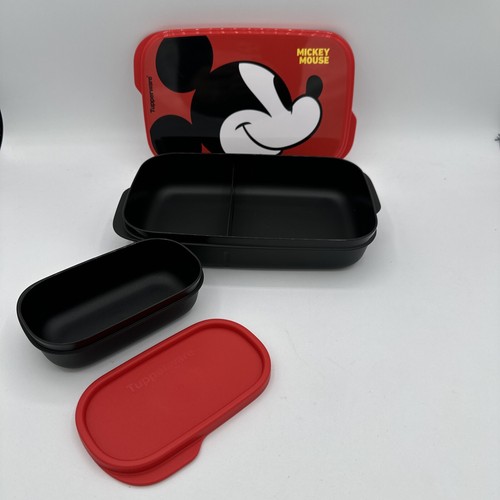 Tupperware Disney Mickey Mouse Slim Lunch Unterteilt Behälter Kinder - Bild 5 von 6