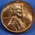 1953-D 1C RD Lincoln Wheat Cent. UNC. WP-047