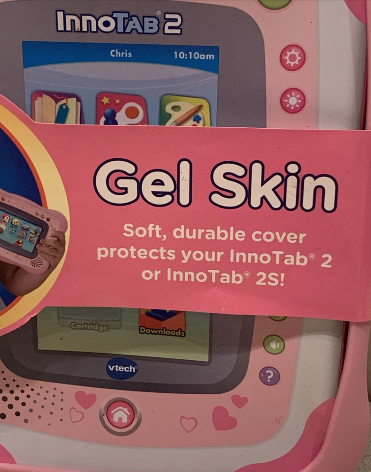 Vtech Innotab 2 2S Gel Skin Case Cover Protector for Innotab 2 or 2S Pink.  NEW - Image 3 of 4