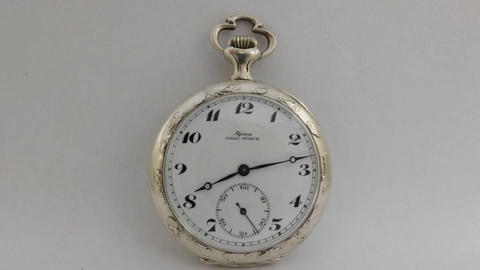 Working Silver Pocket Watch Taschenuhr Silver Pocket Watch Working C949 - Image 3 of 4
