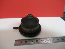 ANTIQUE BAUSCH LOMB CONDENSER IRIS OPTICS MICROSCOPE PART AS PICTURED S3-B-54
