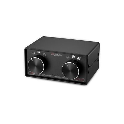 Nobsound Little Bear MC3 3-IN-3-OUT XLR Balanced/RCA Stereo Converter Audio S...