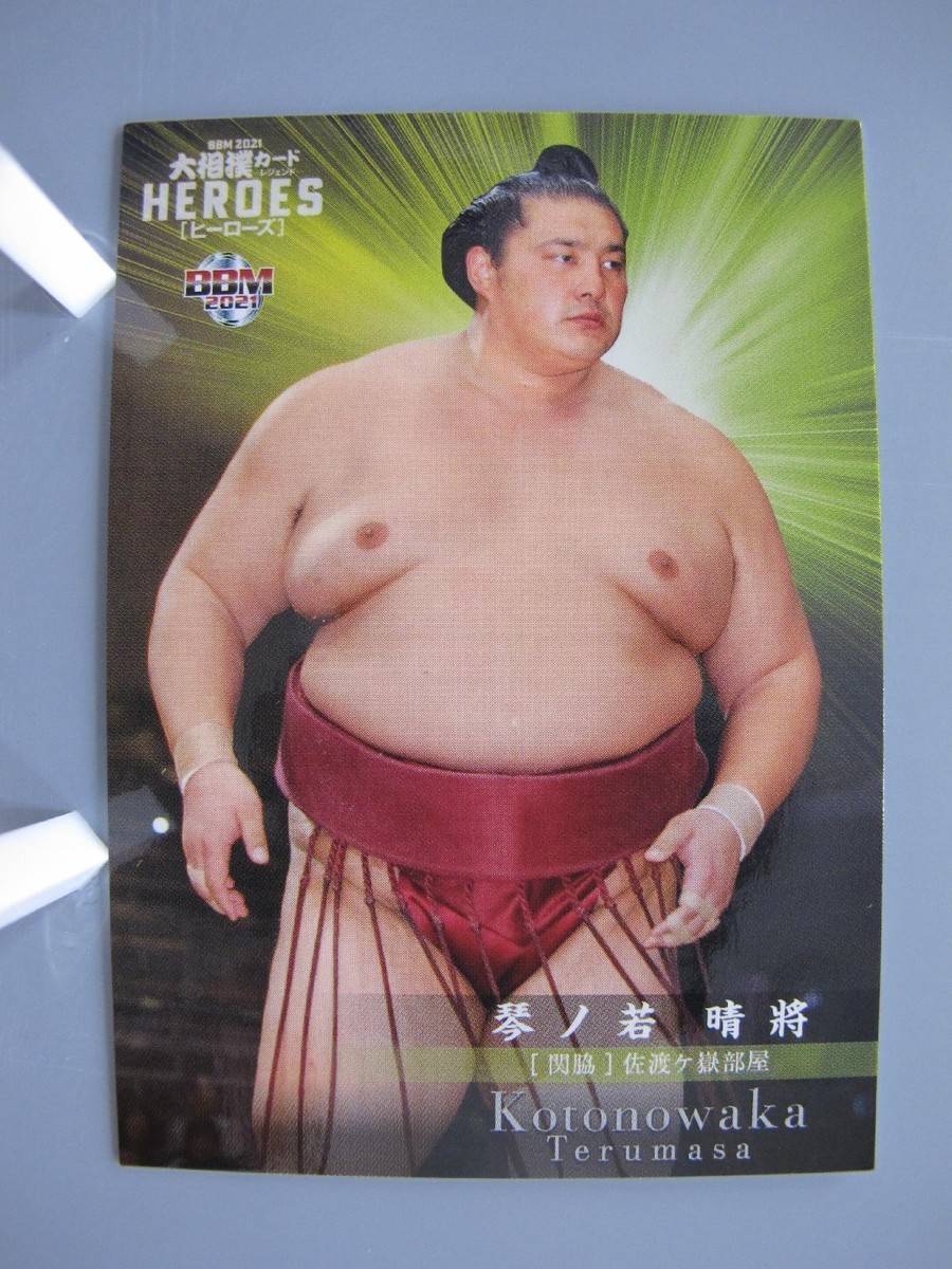 Kotonowaka Terumasa Sumo TCG Card Japanese Pro Sumo Pop Sumo BBM