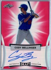 3/3 Cody Bellinger Dodgers 2017 Leaf Metal Draft Red REF AUTO RC Rookie SP SSP