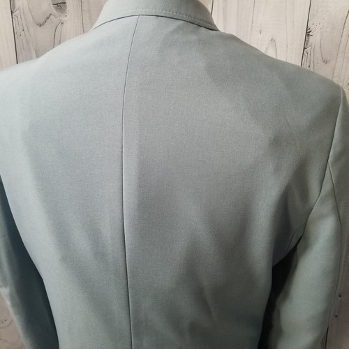 Blazer uomo vintage Haggar pastello blu polvere lana 46 cappotto sportivo giacca USA - Foto 14 di 23