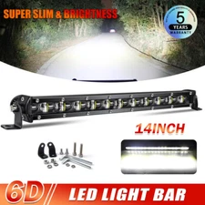 14inch 300W Single ROW LED Light Bar Spot Flood Combo Driving Lamp ATV SUV 13''