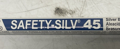 RADNOR 1/16'' X 18'' Safety-Silv Round High Silver Brazing Alloy Filler 64001740