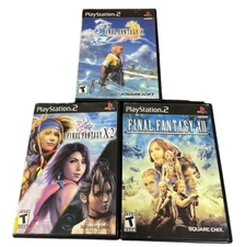 Sony PlayStation 2 PS2 CIB COMPLETE Final Fantasy X X-2 XII 10 11 BUNDLE LOT BL