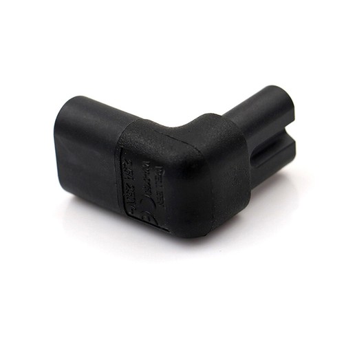 1Pc IEC 320 C7-C8 90 degree up down angled right angle AC power adapter D-DB - Photo 3/8