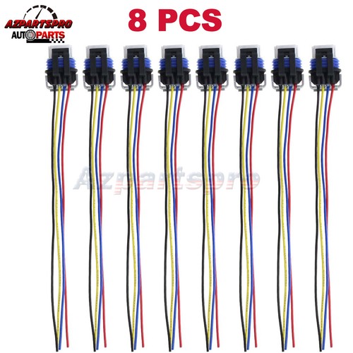 8pcs Ignition Coil Connector Wiring Pigtail for GM LS2 LS3 LS7 D581
