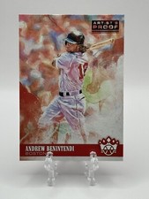 Andrew Benintendi 2018 Panini Diamond Kings Red Artist Proof #81 Baseball Card