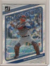 Willson Contreras 2022 Donruss Dominators Rapture Parallel D-10 Chicago Cubs