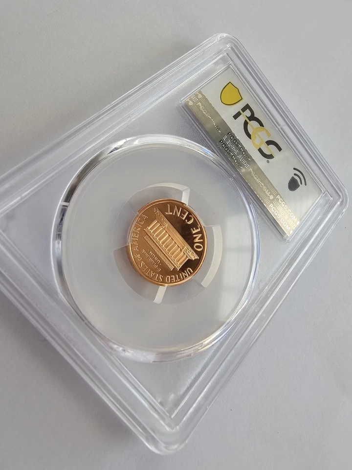 PR70 RD DCAM 1995 S LINCOLN MEMORIAL PENNY/CENT GRADED PCGS 1C CLAD COIN - Image 4 of 4