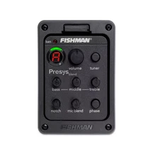 Fishman 301 Presys Piezo Pickup Dual Preamp EQ Tuner Acoustic Guitars Mic Blend