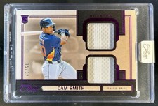 2025 Panini Three and Two Cam Smith Dual Purple #/32 Astros