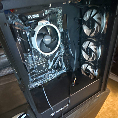 iBUYPOWER AMD Gaming Desktop Tower PC, MSI Motherboard, Black