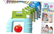 Talking Flash Cards for Toddlers - 1 2 3 4 Year Olds - 224 Words - English Blue