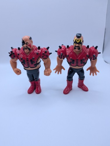 WWF Hasbro Road Warriors Legion of Doom Hawk Anima...
