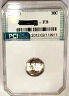 1944-D Mercury Dime Gem BU ++++ FB End Roll Toned  Coin No Reserve