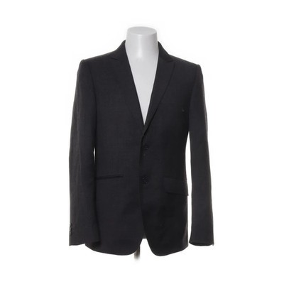 Vannucci, Blazer, Größe: 46, Slim-Fit, Grau, Polyester/Wolle, Nadelstreifen #807