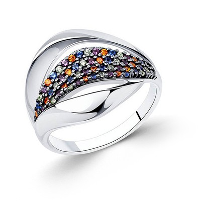 Kaufbei Sokolov Damenring aus 925 Silber mit Zirkonia