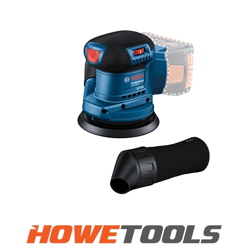 BOSCH GEX 185-LI 18v Orbital sander 125mm dia pad