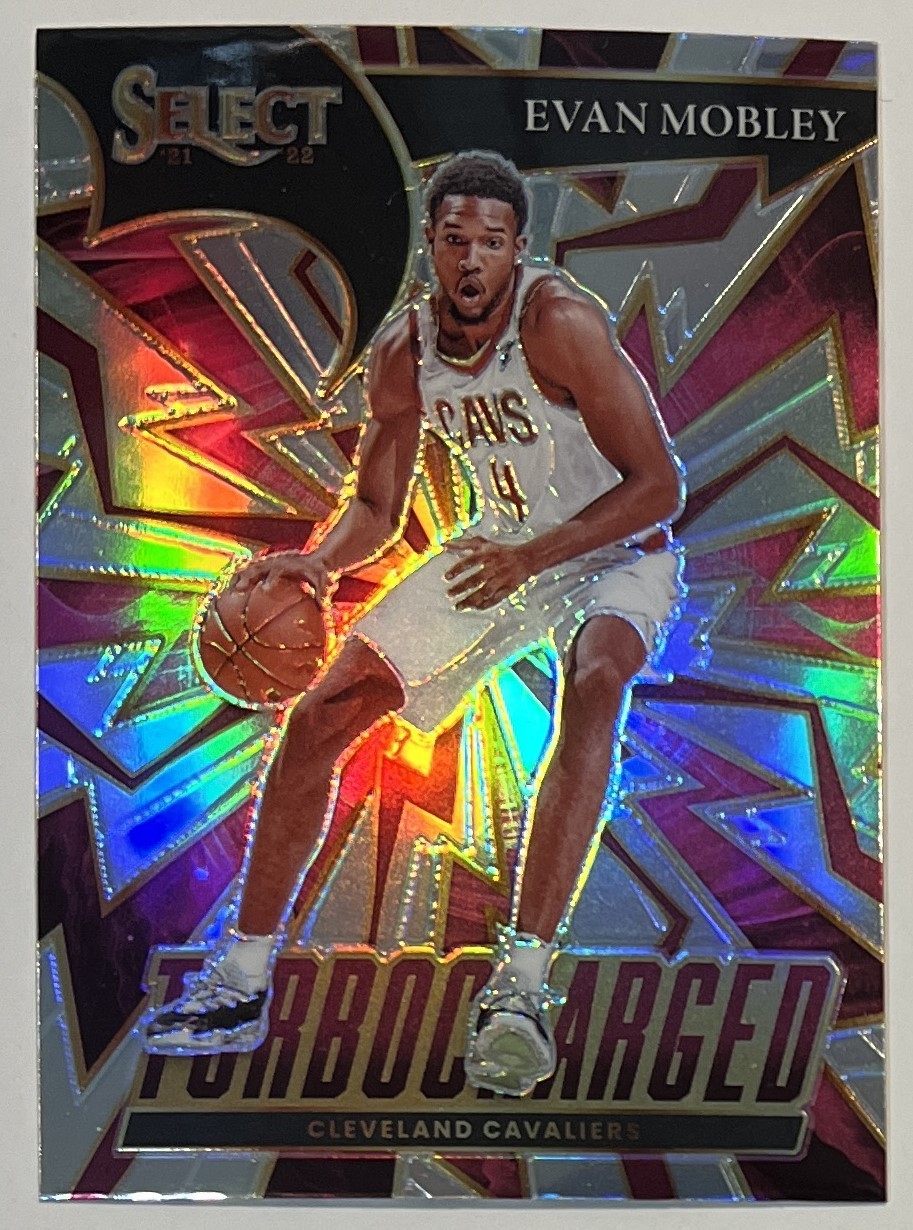 2021-22 Panini Select Basketball #10 Evan Mobley Turbocharged RC Insert Silver