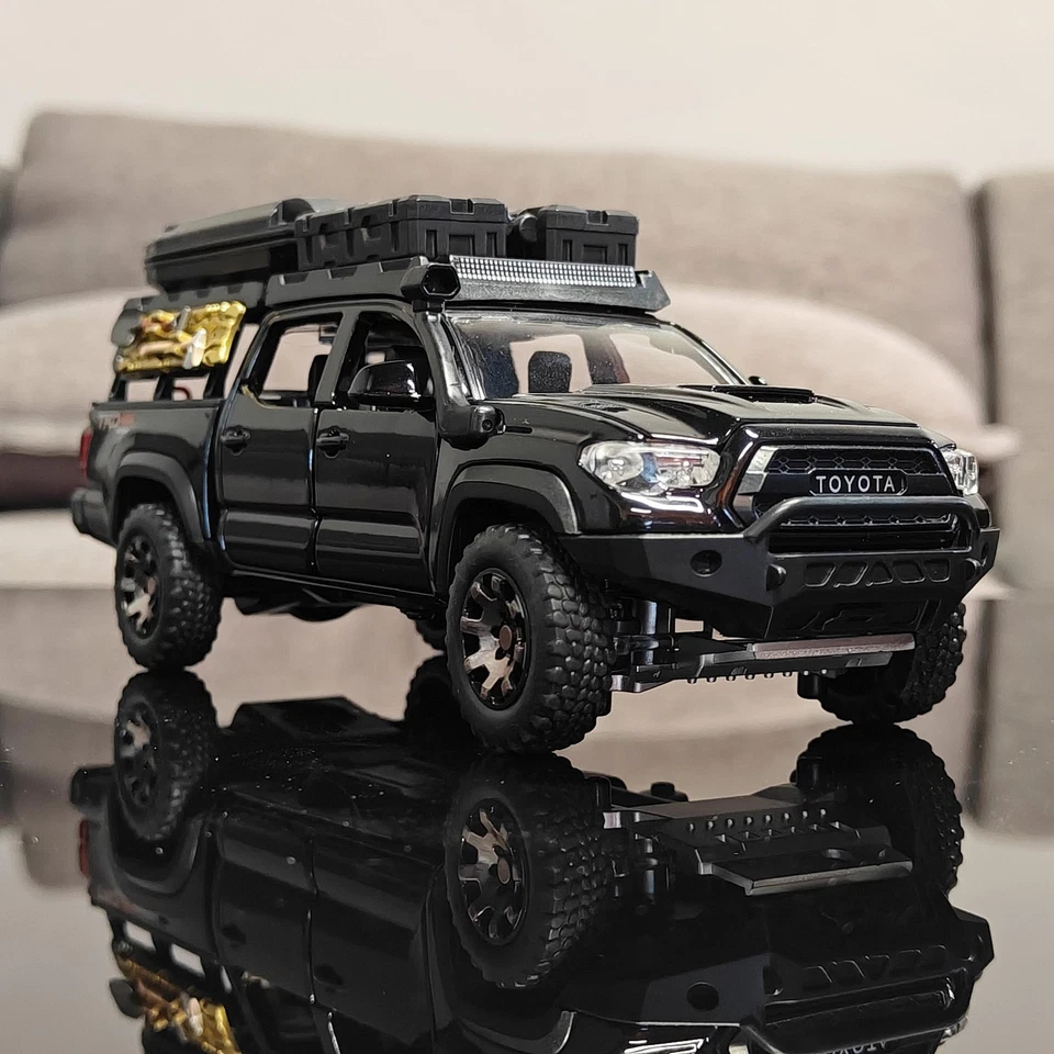 Toyota Tacoma TRD todoterreno diecast pickup modelo juguete 1:32 con sonido y luz regalo Foto 2 de 4