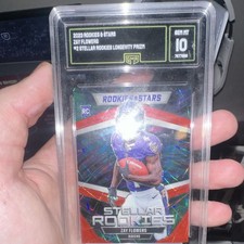 Panini 2023 Rookies & Stars Zay Flowers Longevity Prizm GMA 10 SR-2