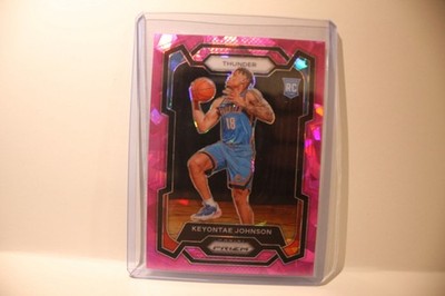 Panini 2023-24 Prizm Keyontae Johnson Pink Ice Rookie #176 Oklahoma City Thunder
