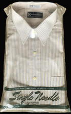 KUPPENHEIMER Single Needle 16/32-33 L/S Business Cas Designer Shirt Vtg NOS Pkg